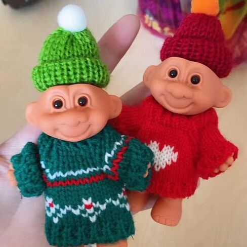 2 Pack Mini Troll Dolls Lighter Pouches, Silicone Lighter Sleeves, Creative Lighter Case Cover Holder for 3.2in Regular Lighter in Saudi Arabia