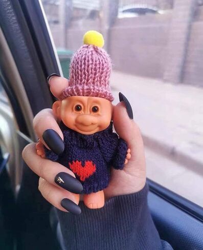 2 Pack Mini Troll Dolls Lighter Pouches, Silicone Lighter Sleeves, Creative Lighter Case Cover Holder for 3.2in Regular Lighter in Saudi Arabia