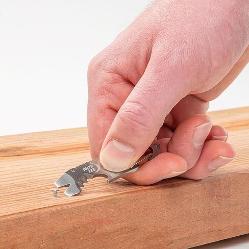 أداة مفاتيح Nite Ize DoohicKey Plus - حلقة تسلق من الفولاذ المقاوم للصدأ 8 في 1 - أداة متعددة للجيب مع مفكات براغي، وفتاحة زجاجات، ومسطرة، ومفتاح ربط، وفتاحة زجاجات والمزيد - 3 قطع (3 عبوات) in Saudi Arabia