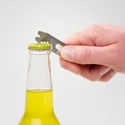 أداة مفاتيح Nite Ize DoohicKey Plus - حلقة تسلق من الفولاذ المقاوم للصدأ 8 في 1 - أداة متعددة للجيب مع مفكات براغي، وفتاحة زجاجات، ومسطرة، ومفتاح ربط، وفتاحة زجاجات والمزيد - 3 قطع (3 عبوات) in Saudi Arabia