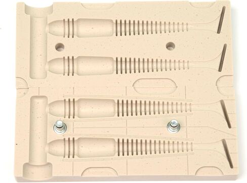 قالب طعم من FatFish V35-2C مصنوع من البلاستيك الناعم لصنع قالب حقن لصيد الأسماك 3.9 بوصة in Kuwait