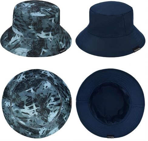 EINSKEY Reversible Camo Bucket Hat, Unisex Packable Cotton Sun Hat for Outdoor Beach Travel Golf Safari Fishing Hiking in Saudi Arabia