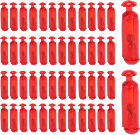 VGEBY 50pcs/Box 15mm Fishing Rattles Shake Fishing Lure Bait Insert Tube Rattles for Soft Fish in Saudi Arabia