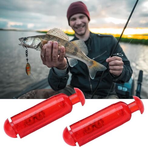 VGEBY 50pcs/Box 15mm Fishing Rattles Shake Fishing Lure Bait Insert Tube Rattles for Soft Fish in Saudi Arabia