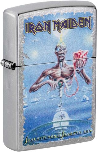 Zippo Lighter: Iron Maiden, Seventh Son of a Seventh Son - Street Chrome 81218 in Saudi Arabia