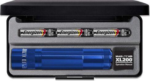 Maglite XL200 LED 3-Cell AAA Flashlight in Presentation Box, Gray in Saudi Arabia