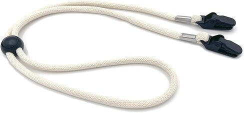 White Medium Hat Chin Cord, Adjustable Hat Strap Clips Windproof Hat Lanyard on Bag Hat Holder for Travel Hat Keeper Fishing Hats Accessories in Saudi Arabia