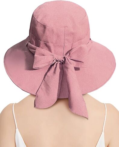 Wide Brim Sun Hat Packable Bucket Hat for Women UV Sun Protection Fisherman Hats Beach Cap in Saudi Arabia