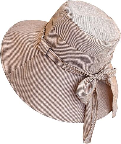 Wide Brim Sun Hat Packable Bucket Hat for Women UV Sun Protection Fisherman Hats Beach Cap in Saudi Arabia