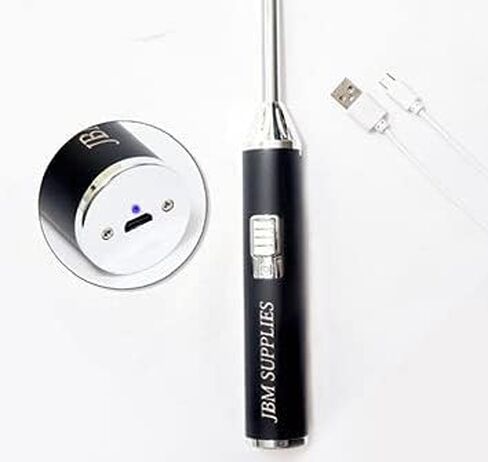 ولاعة مدفأة شواء كهربائية قابلة لإعادة الشحن USB بطول 17 5/8 بوصة (أسود) in Saudi Arabia