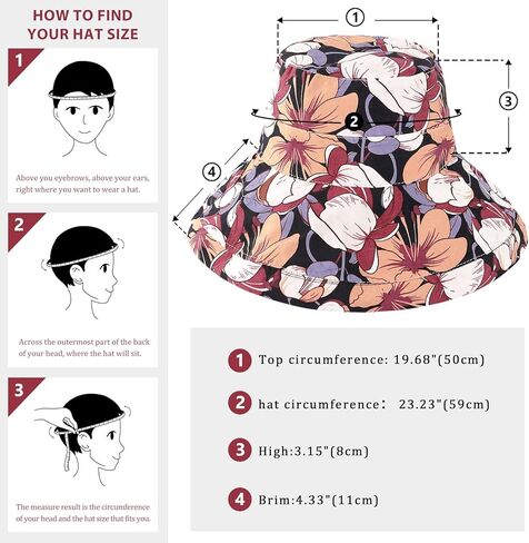 قبعة دلو أنيقة مطوية من DOCILA للنساء من القطن العادي خفيفة الوزن قبعات صياد قابلة للطي أقنعة الشمس in Kuwait