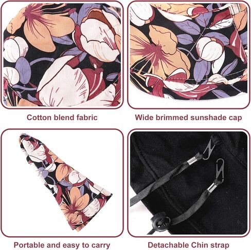 قبعة دلو أنيقة مطوية من DOCILA للنساء من القطن العادي خفيفة الوزن قبعات صياد قابلة للطي أقنعة الشمس in Kuwait