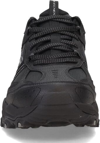 Skechers Men's, Stamina AT - Upper Stitch Hiking Shoe - Wide Width Black/Black in Saudi Arabia