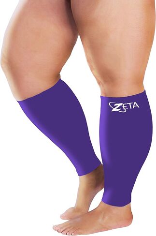 Plus Size Leg Sleeve Support Socks - Wide Compression, Women, Amazing Fit, 1 Pair in Saudi Arabia