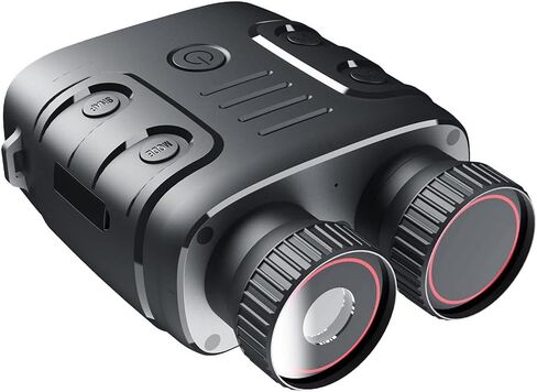 Night Vision Goggles 2.4" LCD Display Infrared Binoculars with 5X Digital Zoom 1080P Night Vision Goggles black in Kuwait