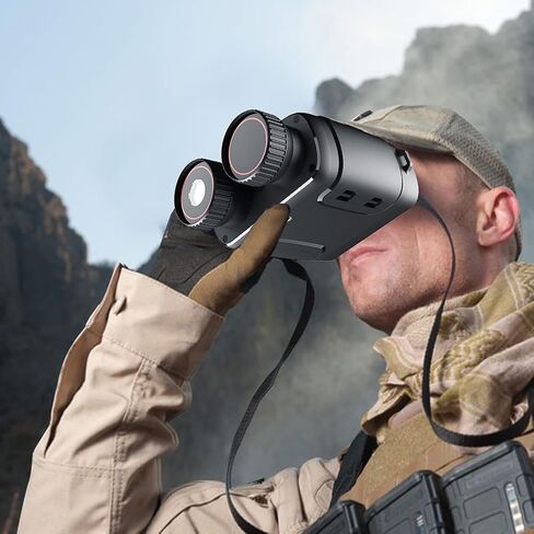 Night Vision Goggles 2.4" LCD Display Infrared Binoculars with 5X Digital Zoom 1080P Night Vision Goggles black in Kuwait