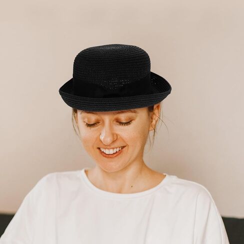 قبعات للرجال قبعة القش الرامي رجل قبعات القش قبعات رجالي قبعة المرأة قبعة الشمس قابلة للطي واسعة حافة قبة الشمس in Kuwait