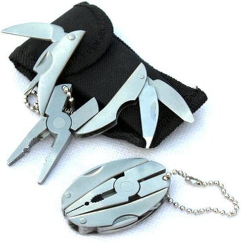 GANAZONO Fishing Tool Plier Mini Needle Nose Pliers Pocket Foldable Bottle Opener Gear Multi- Plier for Outdoor Camping Multitools in Saudi Arabia