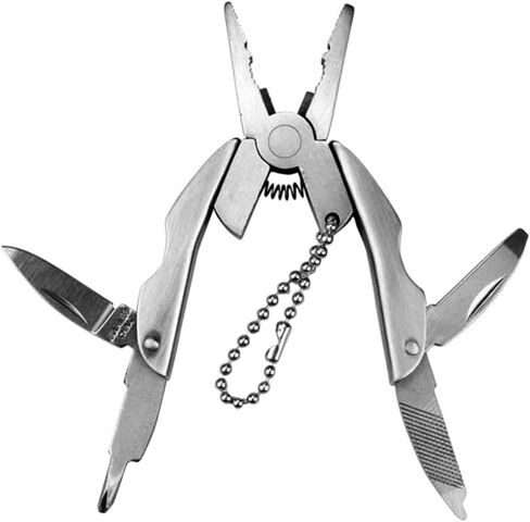 GANAZONO Fishing Tool Plier Mini Needle Nose Pliers Pocket Foldable Bottle Opener Gear Multi- Plier for Outdoor Camping Multitools in Saudi Arabia