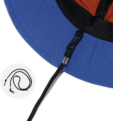 CLAPE Sun Hats UPF 50+ Breathable Wide Brim Summer UV Protection Fishing Safari Boonie Hat Rain Hat Adjustable Packable in Saudi Arabia