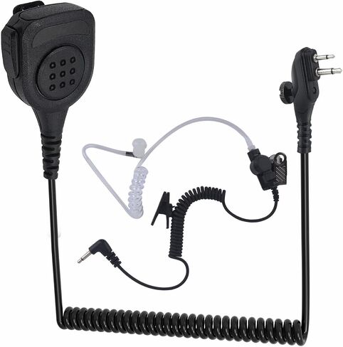 WODASEN Waterproof Radio Speaker Mic Walkie Talkie Microphone Handheld Shoulder Lapel Mic for Hytera BD502 BD502i BD552i BD612i PD402i PD482i PD562i PD502 PD502i TC-508 RCA RDR2500 (128, Black) in Saudi Arabia