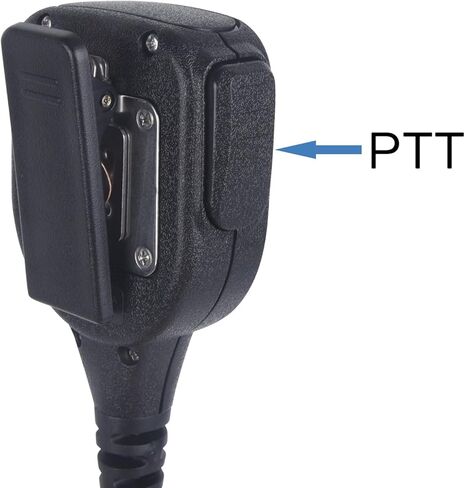 WODASEN Waterproof Radio Speaker Mic Walkie Talkie Microphone Handheld Shoulder Lapel Mic for Hytera BD502 BD502i BD552i BD612i PD402i PD482i PD562i PD502 PD502i TC-508 RCA RDR2500 (128, Black) in Saudi Arabia