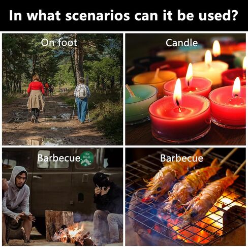 Waterproof Arc Lighter, Double Arc Flameless Plasma Lighter with Type C Charging Cord and Cord, LED Power Indicator Light, Electric Lighter for Indoor and Outdoor Camping and Cooking, IP56 Rated(Blue) in Saudi Arabia