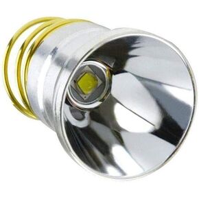 LUXNOVAQ LED Flashlight Bulb Replacement Bulbs, Drop-in P60 Design Module 1200LM 1 Mode Lamp Bulb Torch Repair Parts for Surefire Hugsby C2 G2 Z2 6P 9P G3 S3 D2 Ultrafire 501B 502B etc