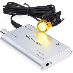 3W Portable LED Head Light Lamp for Surg~ical Medical Binocular Loupes with Filter (Black)
