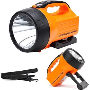 10 Watt 1000 Lumens LED Rechargeable Spotlight Flashlight