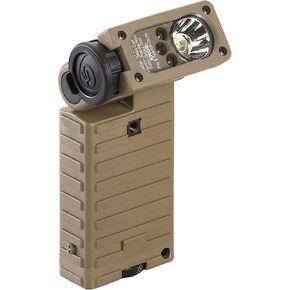 Streamlight 14034 مصباح يدوي للطيران Sidewinder مع الأبيض والأخضر والأزرق والأشعة تحت الحمراء LED والبطاريات، ذئب البراري