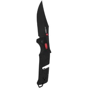 SOG Trident at Ambidextrous Professional Straight Folding Knives | Heat-Treated CRYO D2 3.75" Stainless Steel Blade