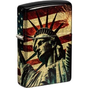 Zippo Lighter: Statue of Liberty and Fireworks - 540 Fusion 81557