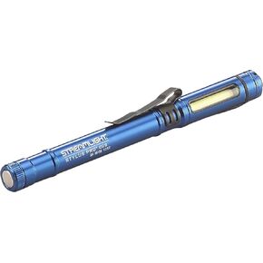 Streamlight 66708 Stylus Pro COB 160-Lumen USB Rechargeable Magnetic Penlight with Pocket Clip and USB Cord, Blue, Box