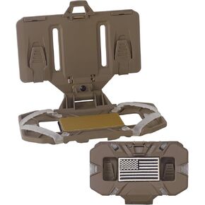 Molle Phone Holder Universal Tactical Phone Holder for Tactical Plate Carrier Molle Vest Attachments Compatible with Screen Size 4.7"-6.7" Phones (Tan)