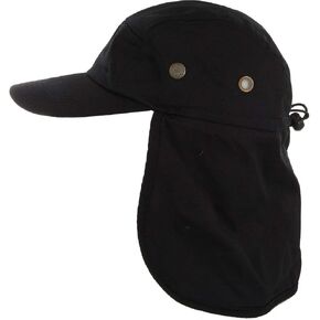 Magg Mens Fishing Boating Hiking Army Military Snap Brim Ear Neck Cover Sun Flap Cap