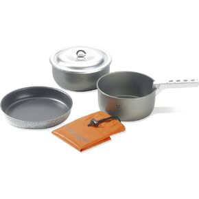 TRANGIA Tundra 3 Hard Anodized Camping Cook Pot Set