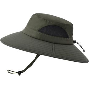 قبعة Surblue Sun للنساء والرجال، قبعة صيد مع عامل حماية من الأشعة فوق البنفسجية 50+ قبعة واسعة الحافة in Kuwait