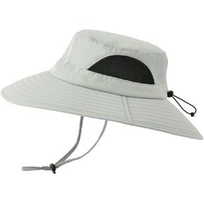 Surblue Sun Hat for Women/Men, Fishing Hat with UPF 50+ UV Protection Wide Brim Bucket Hat