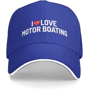قبعة I Love Motor Boats للرجال قبعات البيسبول قبعة جرافيك in Kuwait