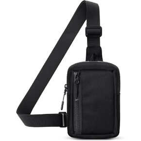 Small Sling Bag for Women and Men, Mini Crossbody Bags Purses Travel Fanny Pack Anti Theft Phone Chest Bag