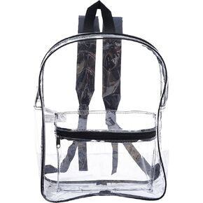 All Clear PVC Backpack (Black)