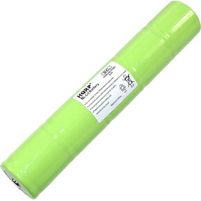 HQRP Ni-Cd 1/2D 6V 2500mAh Rechargeable Battery compatible with Maglite ARXX235 / ARXX075, Maglite 108-000-817, 108-817, 108-000-439, 108-439, Mag Charger LED Flashlight Batteries Pack