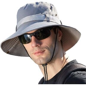 قبعة شمسية قابلة للطي للحماية من أشعة الشمس فوق البنفسجية ومقاومة للماء وقابلة للتنفس بحافة واسعة in Kuwait