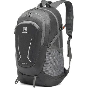MIYCOO Lightweight Backpack for Men Women Foldable Packable Hiking Travel Backpack Outdoor Camping Waterproof Daypack 45L Grey, Large