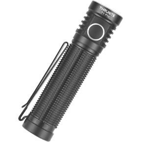 ThruNite T1 Pro EDC Flashlight USB-C Rechargeable LED Pocket Light Max 1920 Lumens Flashlights with Magnetic Tailcap, Black Cool White
