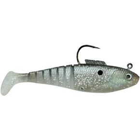 Egret Baits E-VSH50-34-03 5" Vudu Shad 2/Pk, Silver Mullet