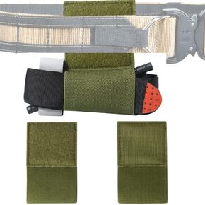 2 Packs Elastic Tourniquet Holder TQ Holster for Tactical Vest Chest Rig Duty Belt with Hook & Loop Panel