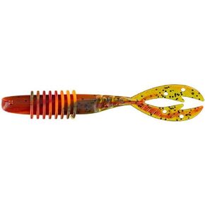 Big Bite Baits 3.75" KAMIKAZE SWIMON/GREEN PUMPKIN FLAMETHROWER (7 PACK)
