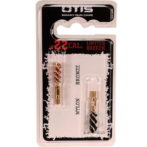 Otis Technologies FG-321-NB Bore Brushes, .204 & .22 Caliber (1 Nylon & 1 Bronze)